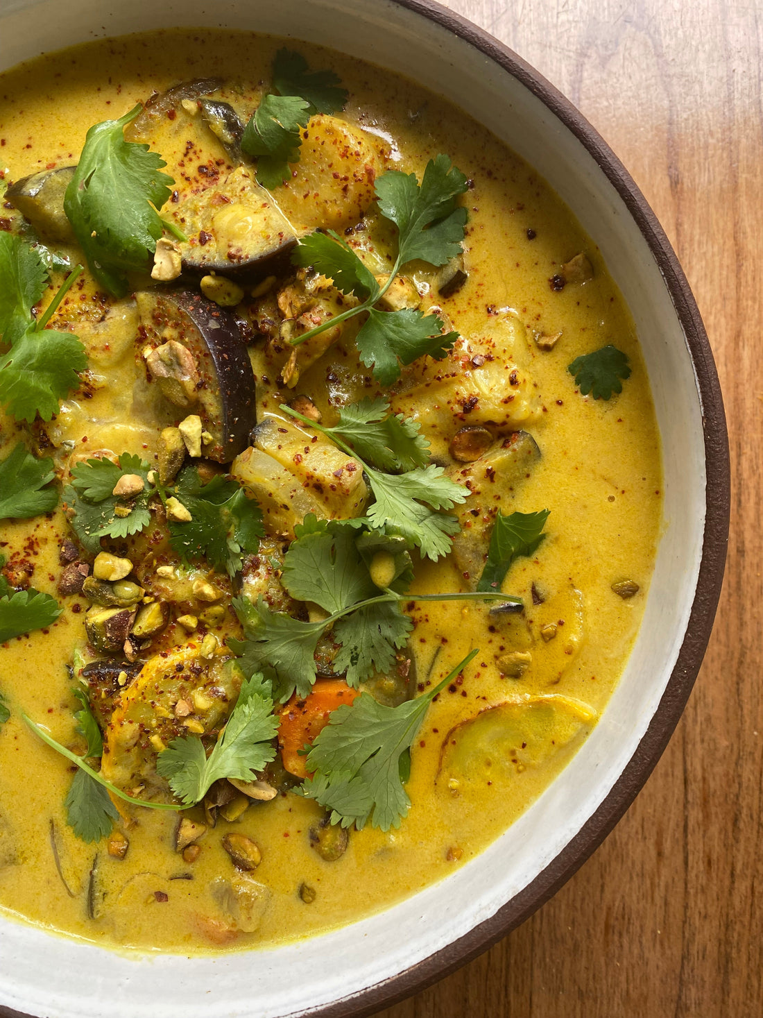 Pickled Ginger Coconut Curry
